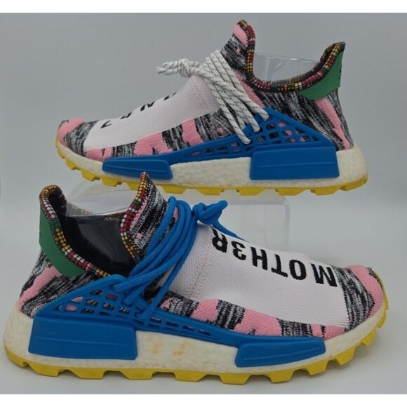 Adidas x Pharrell Williams Hu NMD ‘Mother Land’ Solar Pack BB9531 Men’s Size 11 - Picture 1 of 9